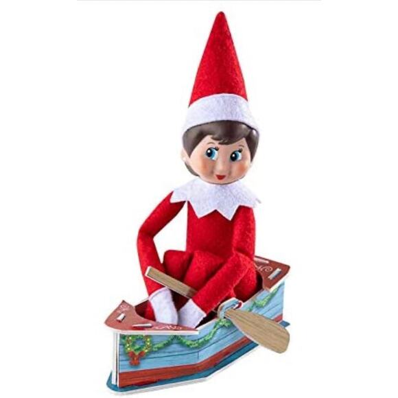 Elf On The Shelf Orna-Moments Holiday Rowboat - Picture 1 of 3